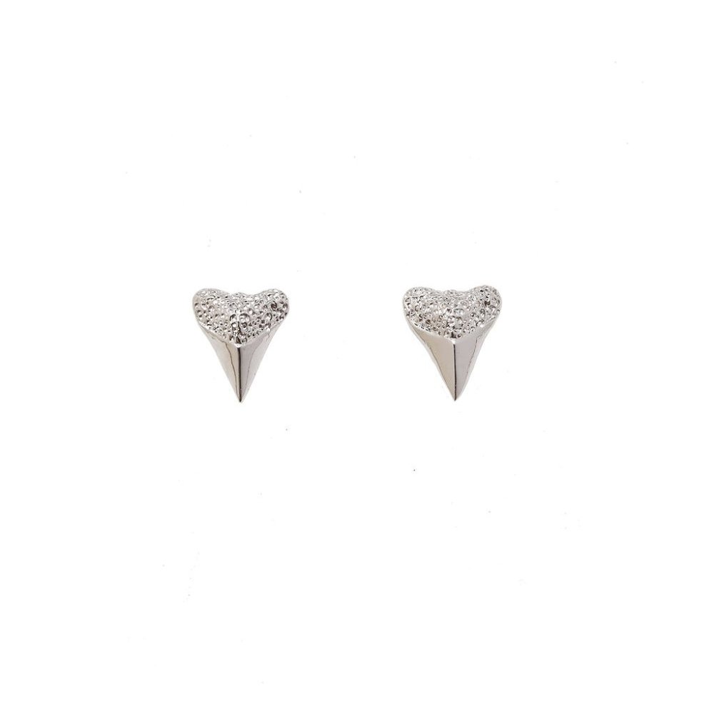 Small Shark's Tooth Studs - Picture 3 of 3
